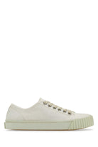 WHITE CANVAS TABI SNEAKERS Maison Margiela WHITE 35