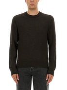 WOOL SWEATER WITH ELBOW PATCHES Maison Margiela