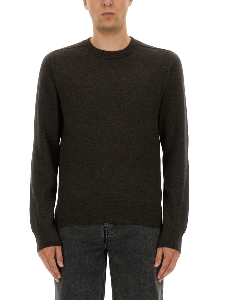 WOOL SWEATER WITH ELBOW PATCHES Maison Margiela
