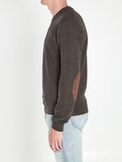WOOL SWEATER WITH ELBOW PATCHES Maison Margiela