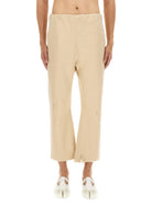 IVORY COTTON TROUSERS Maison Margiela