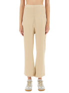 IVORY COTTON TROUSERS Maison Margiela