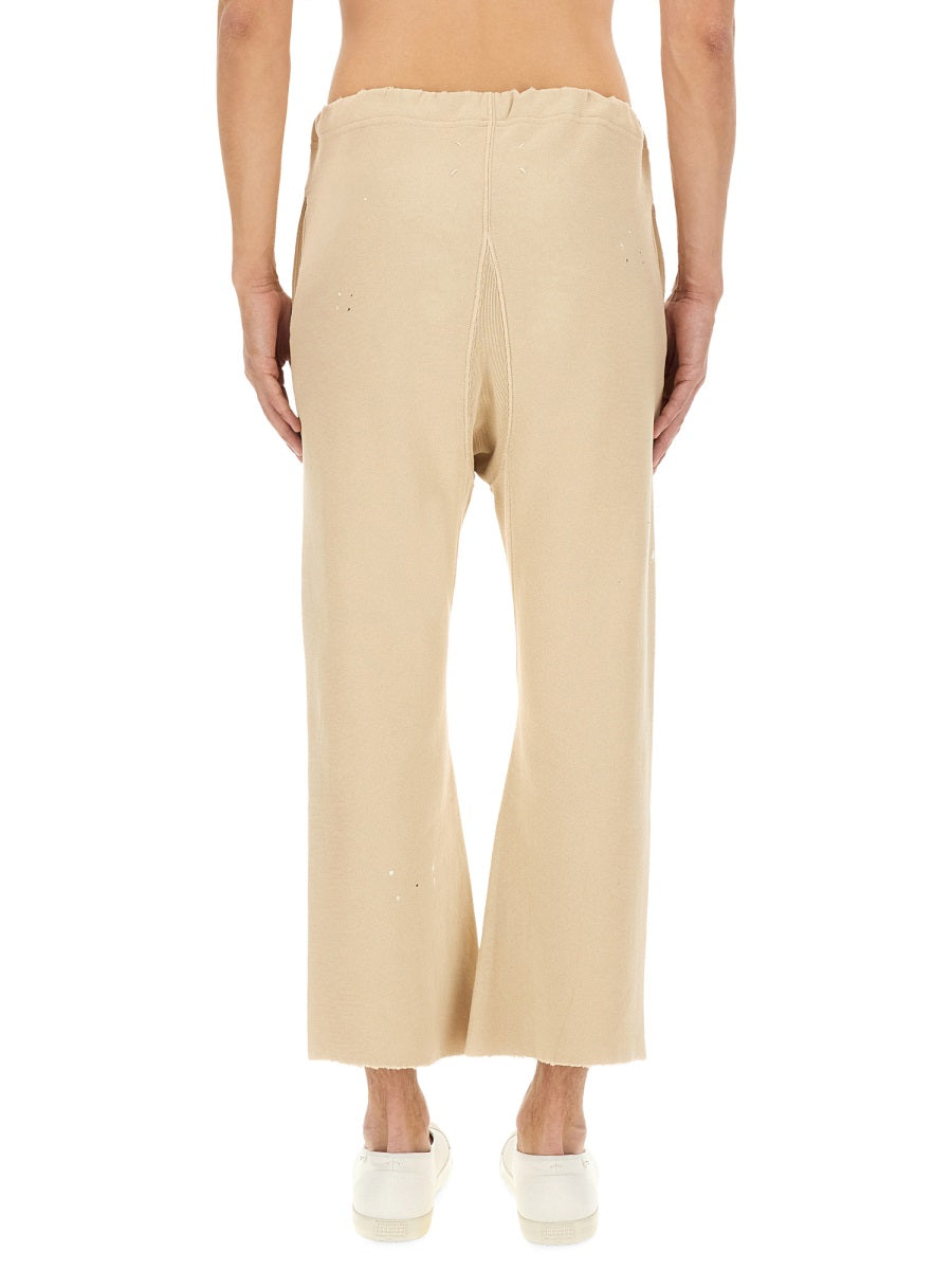 IVORY COTTON TROUSERS Maison Margiela IVORY 42
