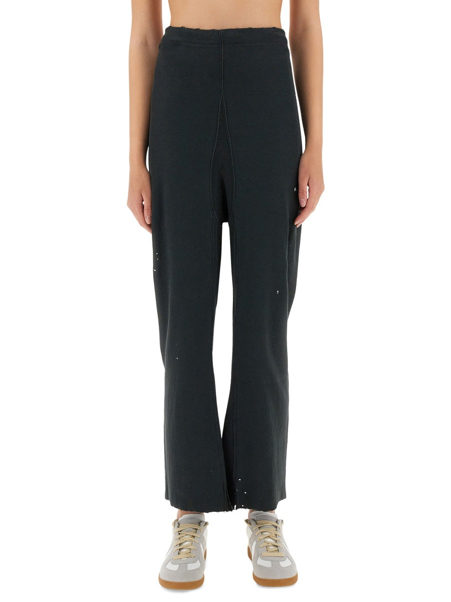 BLACK COTTON TROUSERS Maison Margiela