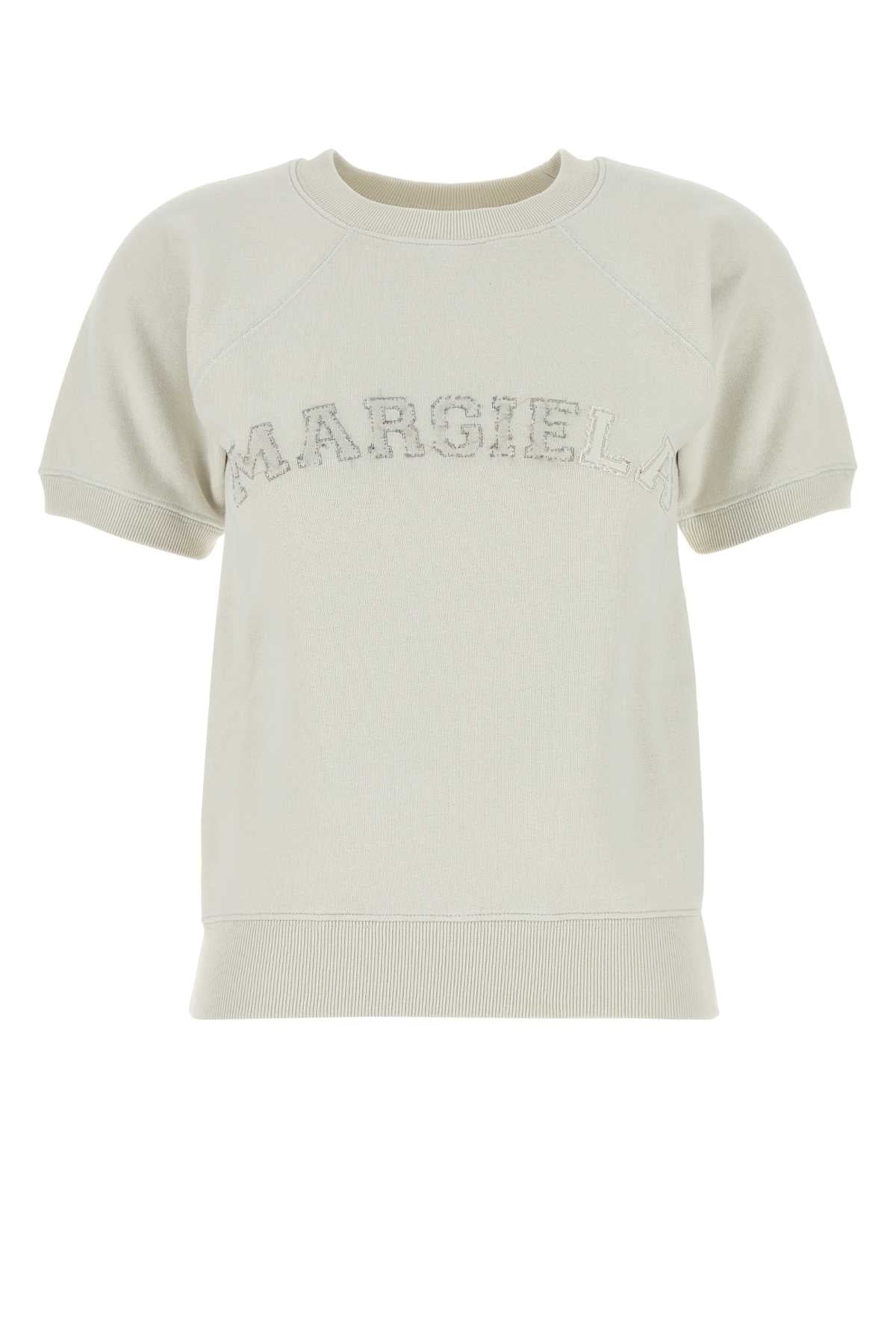 SHORTSLEEVED SWEATSHIRT Maison Margiela IVORY S