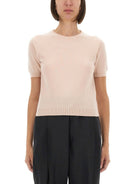 PINK VIRGIN WOOL T-SHIRTS Maison Margiela PINK S