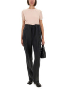 PINK VIRGIN WOOL T-SHIRTS Maison Margiela