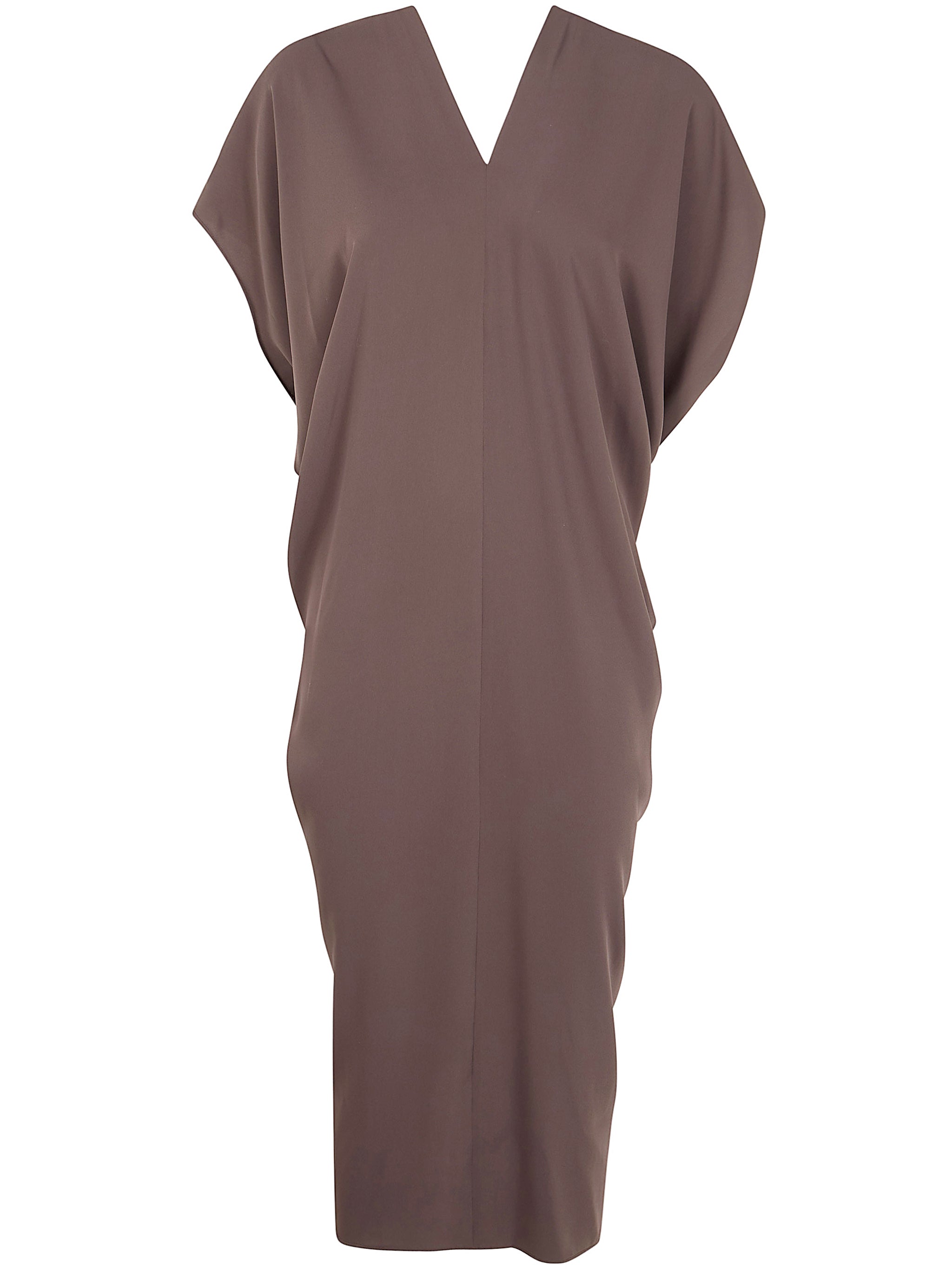 DRESS MM6 MAISON MARGIELA BROWN 44
