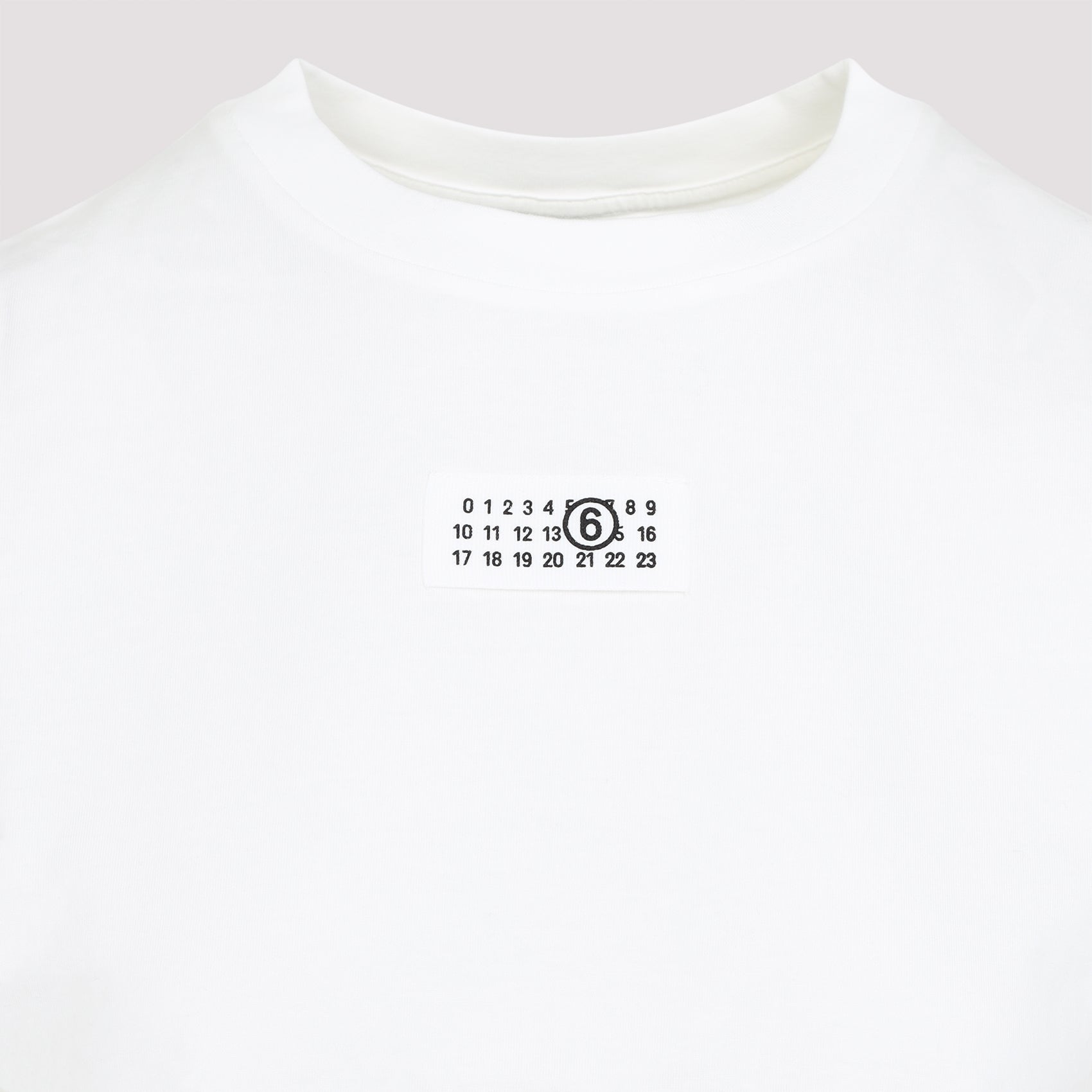 COTTON CREW-NECK T-SHIRT MM6 MAISON MARGIELA