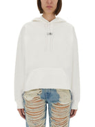 WHITE COTTON SWEATSHIRTS MM6 MAISON MARGIELA WHITE XS