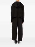 BLACK COTTON SWEATSHIRTS MM6 MAISON MARGIELA