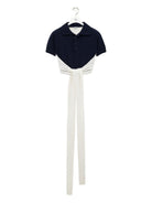 BLUE WOOL CASHMERE T-SHIRT LOEWE BLUE XS