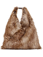"CLASSIC JAPANESE" HANDBAG MM6 MAISON MARGIELA NUDE & NEUTRALS UNICA