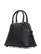 BLACK LEATHER MINI 5AC HANDBAG Maison Margiela