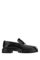 BLACK LEATHER TABI LOAFERS Maison Margiela BLACK 42