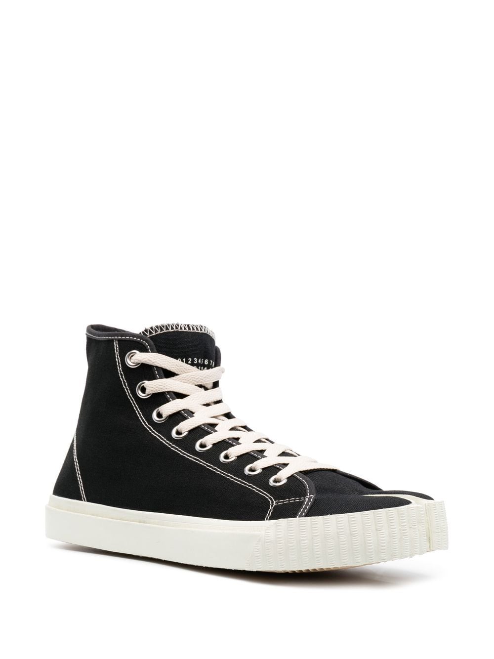 Maison Margiela Black Tabi Sneakers