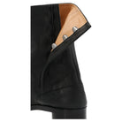 BLACK LEATHER TABI ANKLE BOOTS Maison Margiela