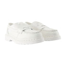WHITE FLAT SHOES MM6 X DR MARTENS