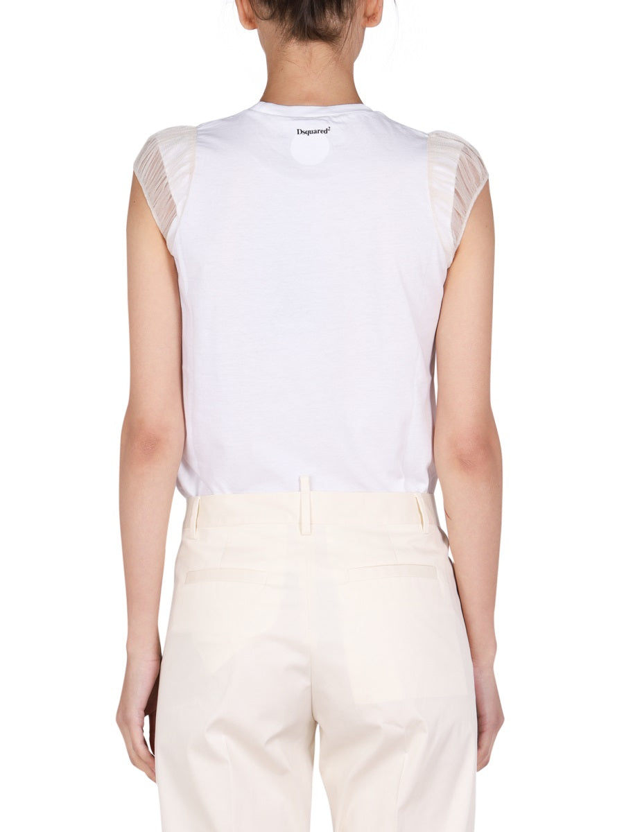LOGO PRINT TSHIRT DSQUARED2