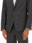 GREY VIRGIN WOOL SUITS DSQUARED2