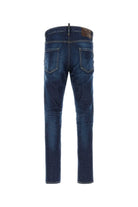 BLUE COTTON BLEND JEANS DSQUARED2