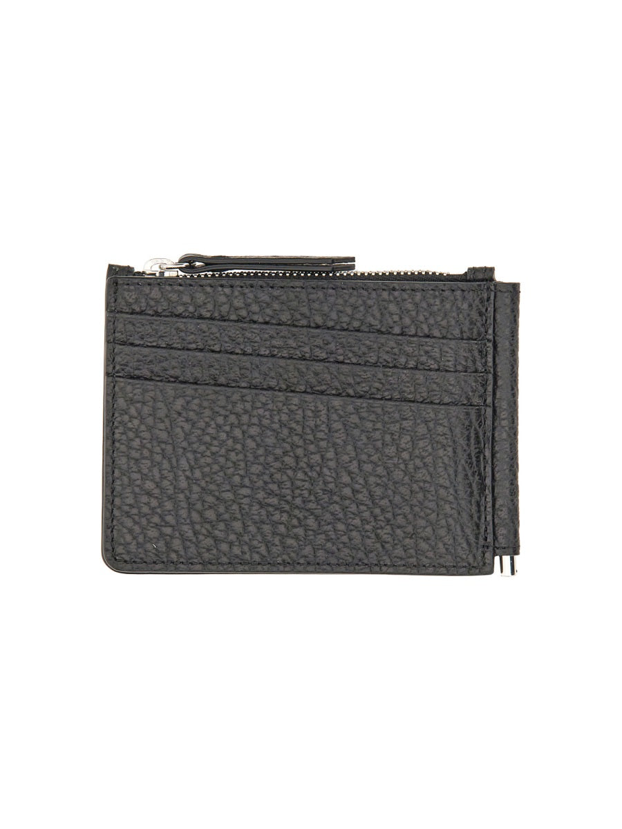 BLACK LEATHER WALLET Maison Margiela BLACK QT