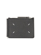 BLACK LEATHER WALLET Maison Margiela