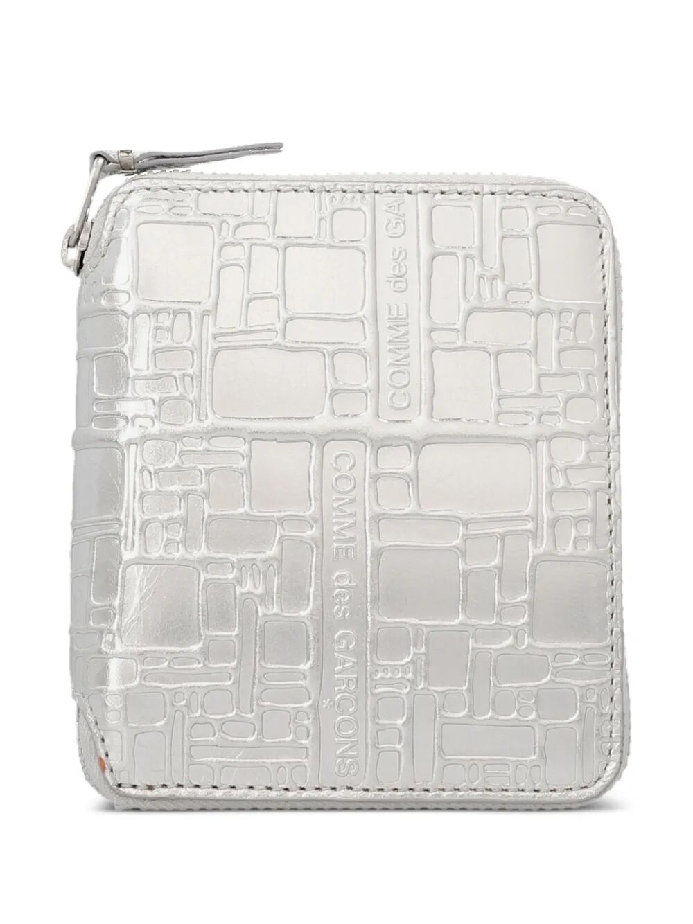 "EMBOSSED LOGOTYPE" WALLET COMME DES GARÇONS WALLET METALLIC UNICA