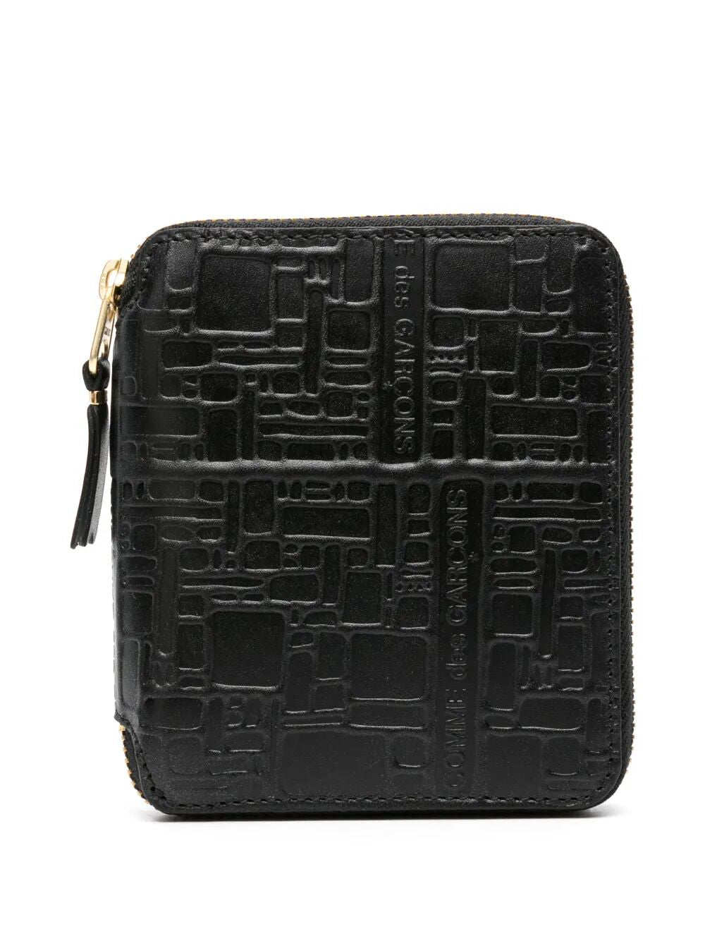 "EMBOSSED LOGOTYPE" WALLET COMME DES GARÇONS WALLET BLACK UNICA