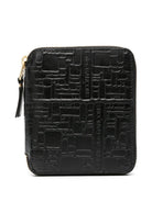"EMBOSSED LOGOTYPE" WALLET COMME DES GARÇONS WALLET BLACK UNICA