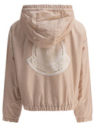 PINK POLYAMIDE JACKET MONCLER KIDS