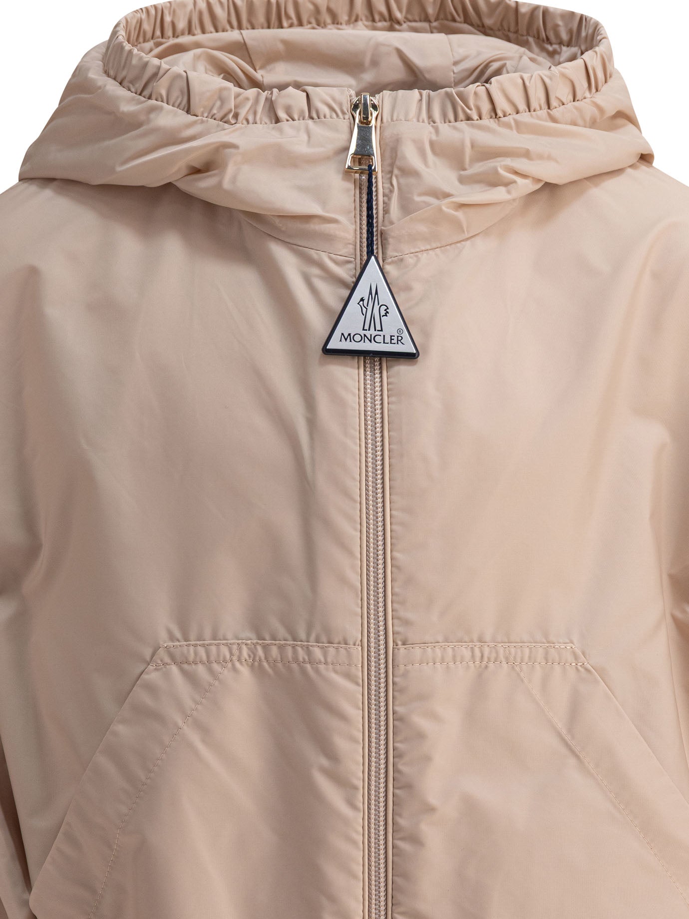 PINK POLYAMIDE JACKET MONCLER KIDS