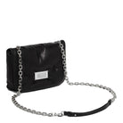 BLACK NAPPA LEATHER SMALL GLAM SLAM FLAP CROSSBODY BAG Maison Margiela