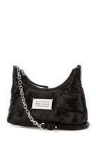 BLACK NAPPA LEATHER MICRO GLAM SLAM HOBO SHOULDER BAG Maison Margiela