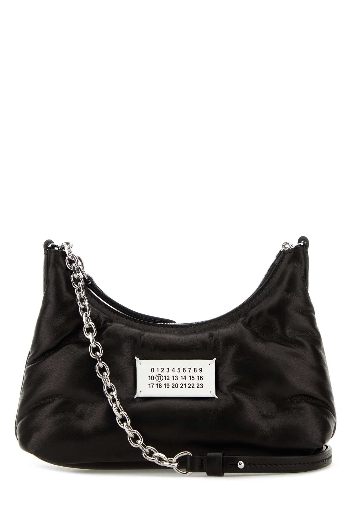 BLACK NAPPA LEATHER MICRO GLAM SLAM HOBO SHOULDER BAG Maison Margiela BLACK TU
