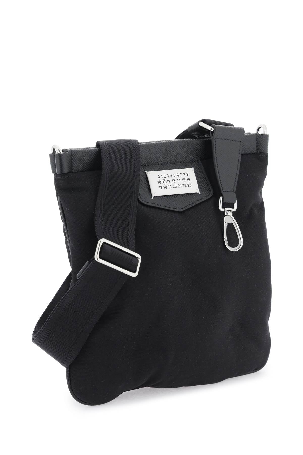 BLACK NYLON GLAM SLAM CROSSBODY BAG Maison Margiela