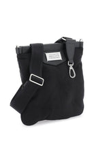 BLACK NYLON GLAM SLAM CROSSBODY BAG Maison Margiela