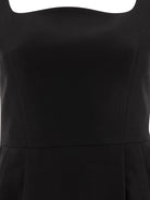 BLACK SILK DRESS SANDBEIGE