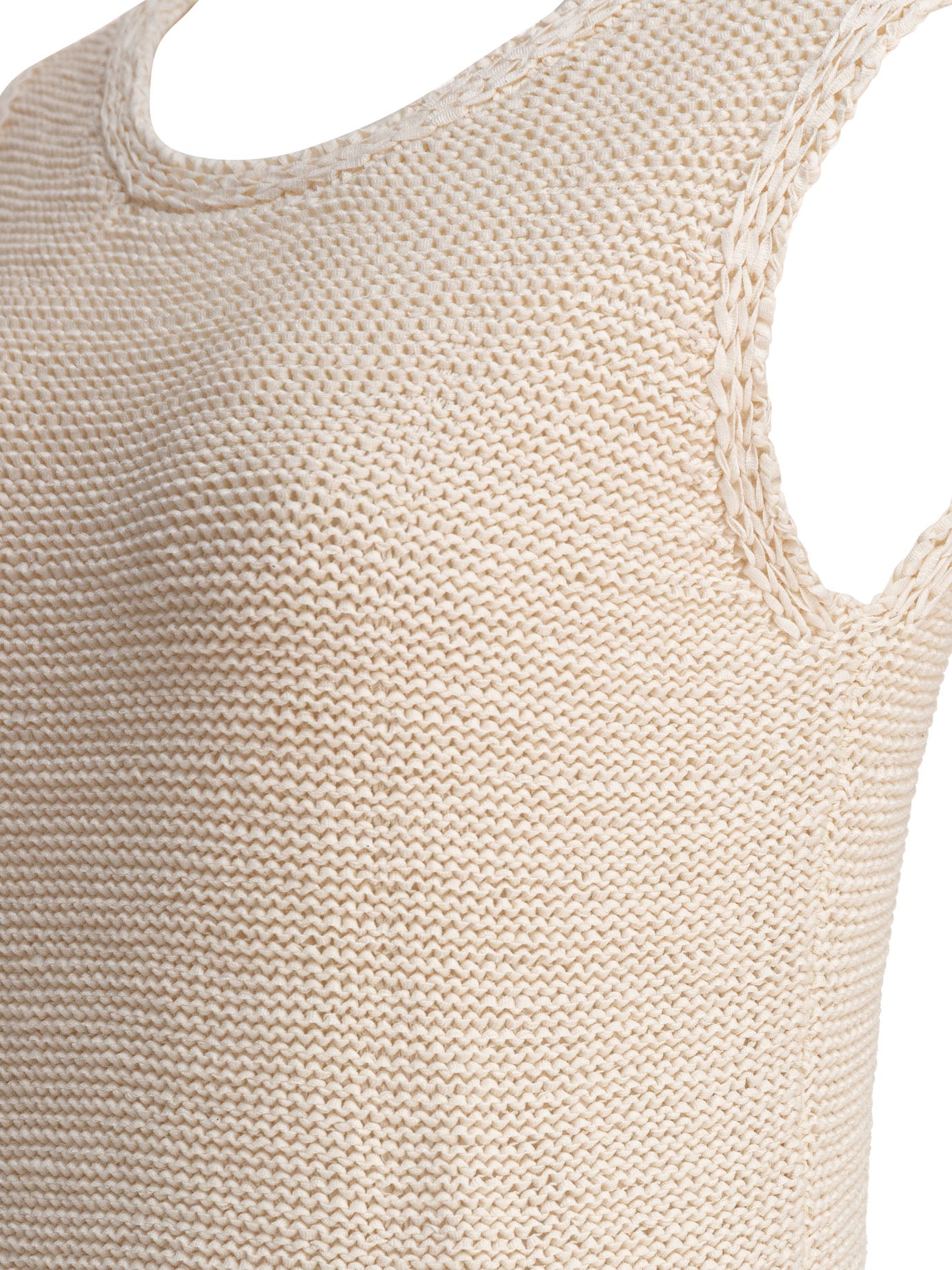 BEIGE POLYESTER DRESS SANDBEIGE