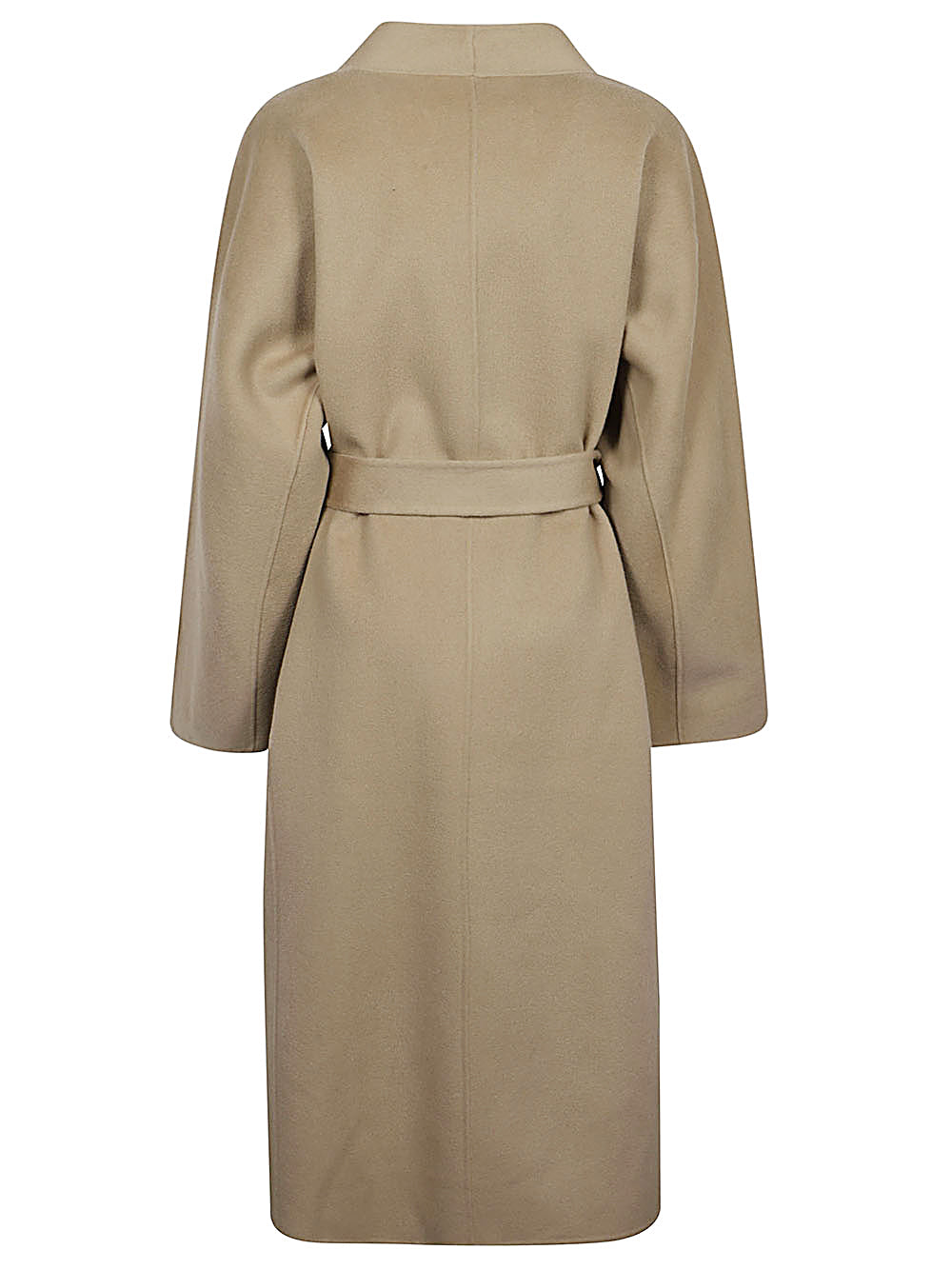 WOOL MIDI COAT SANDBEIGE