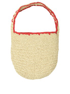 BEIGE PAPER SHOULDER BAG Marni