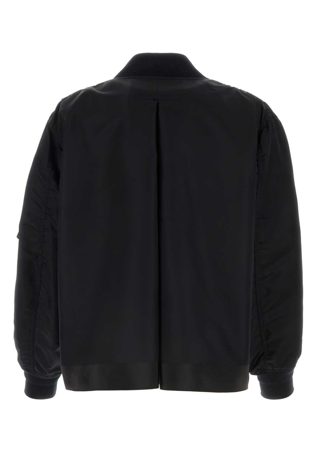 BLACK NYLON PADDED JACKET Sacai
