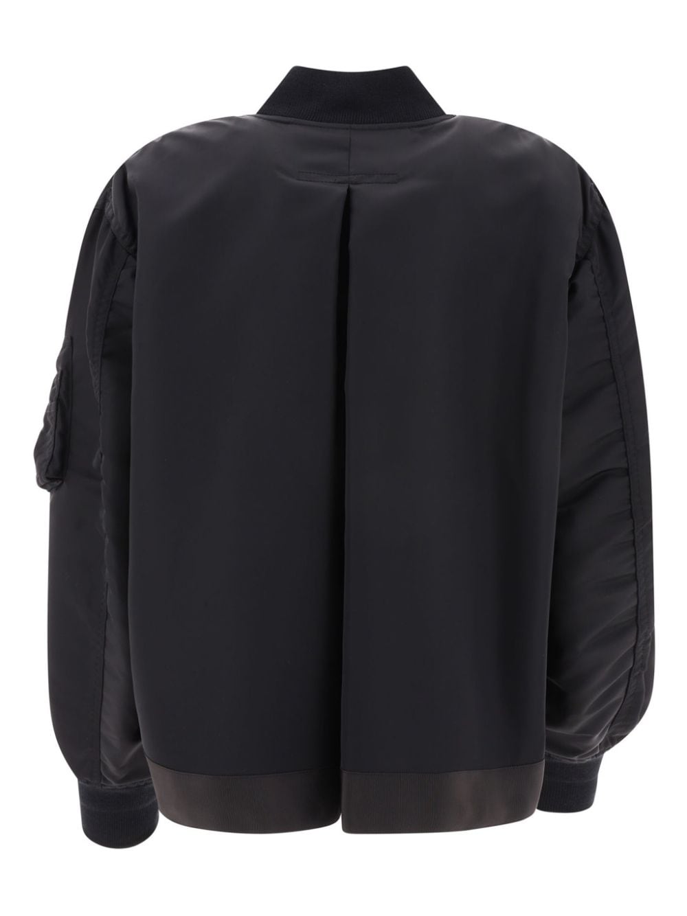 BLACK NYLON PADDED JACKET Sacai