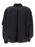 BLACK NYLON PADDED JACKET Sacai