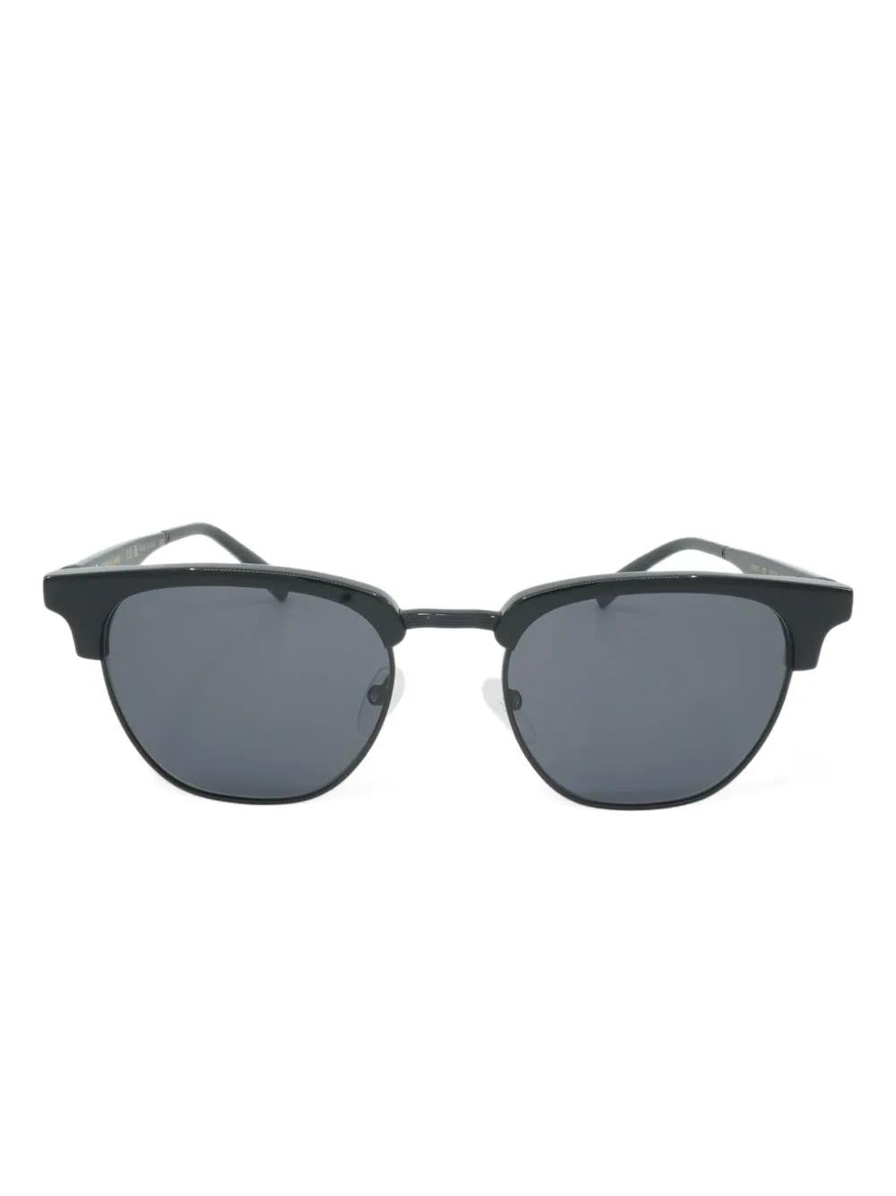 BLACK METAL SUNGLASSES Ferragamo BLACK 53