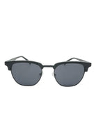 BLACK METAL SUNGLASSES Ferragamo BLACK 53