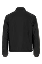 BLACK RE-NYLON PADDED JACKET Prada