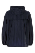 NAVY BLUE RE-NYLON WIND BREAKER Prada