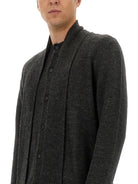 WOOL-BLEND CARDIGAN IN VIRGIN MATERIAL MM6 MAISON MARGIELA