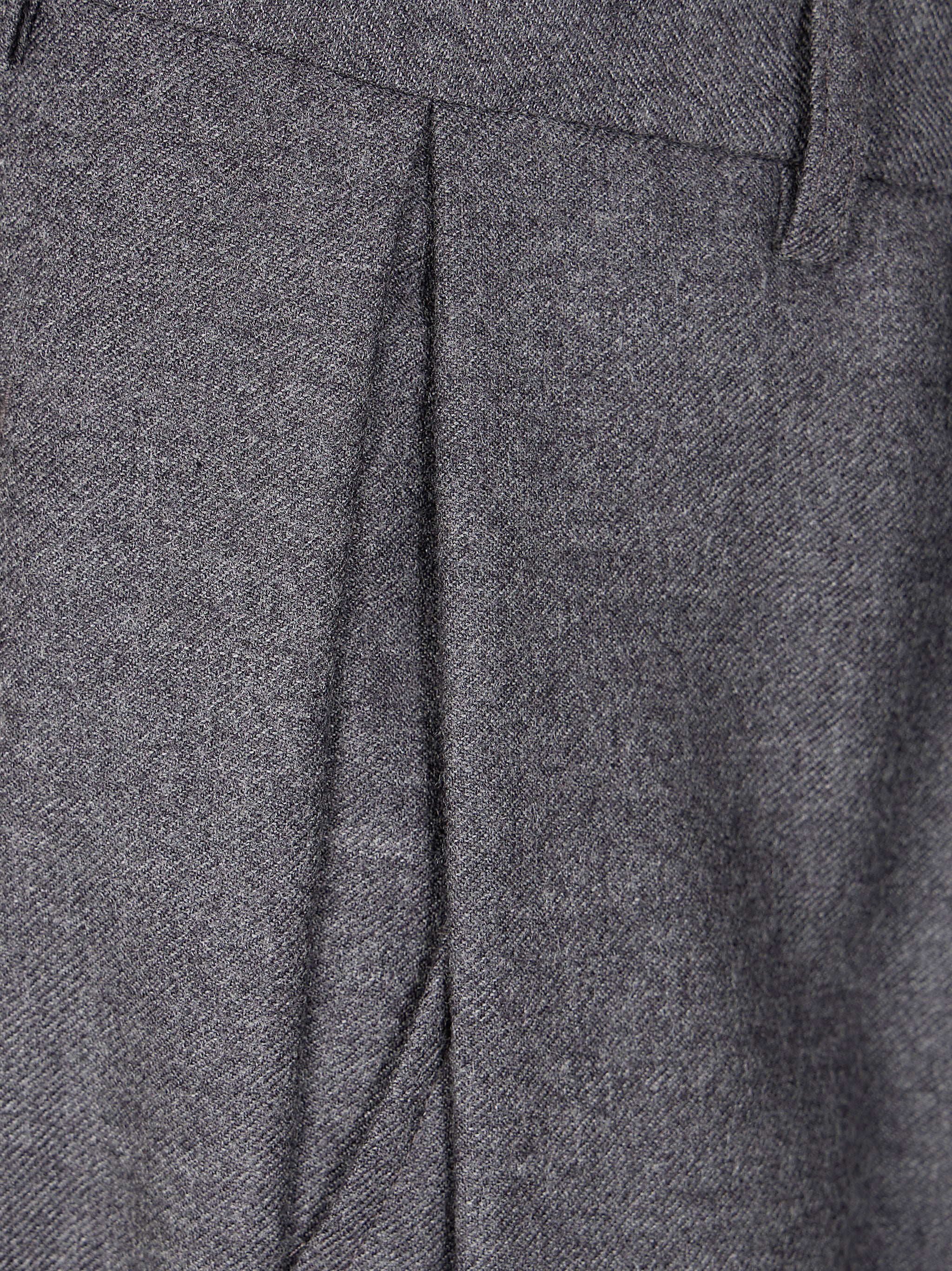 GREY VIRGIN WOOL COTTON PANTS MM6 MAISON MARGIELA